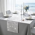 thumbnail image 6 of Mirror Sequin Table Runner | Shiny Glitter Party Decor | Metallic Fabric Cover for Wedding Birthday Holiday Banquet Home Table Setting, 6 of 6