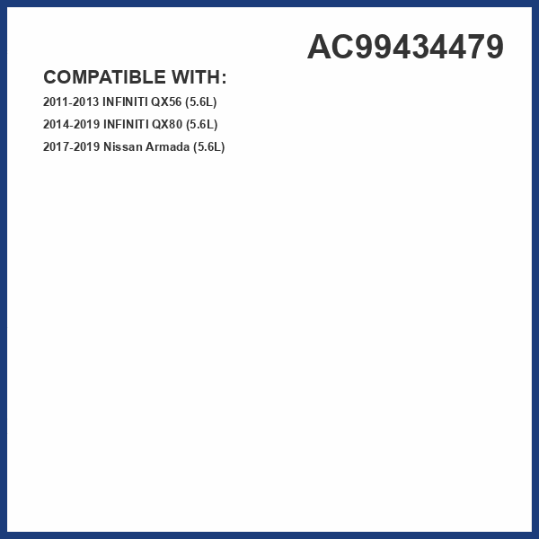PG Kit Engine Air and Cabin Filter AC99434479| Fits 2014-19 Infiniti QX80, 2011-13 QX56, 2017-19 Nissan Armada