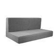 thumbnail image 3 of 2 fundas para asientos de RV, fundas de cojín, mesa de comedor extensible fácil de instalar para RV gris, 3 of 8