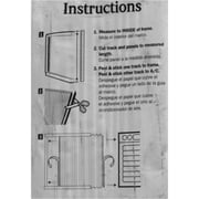 AC Safe Window Air Conditioner Vinyl Panel Replacement Kit, AC-205/6