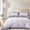 Purple, variant on 3 count Floral Comforter Set,  Botanical Print Bedding Set,  Lightweight Cottagecore Bed in a Bag with Ruffle  Comforter (Blue, )