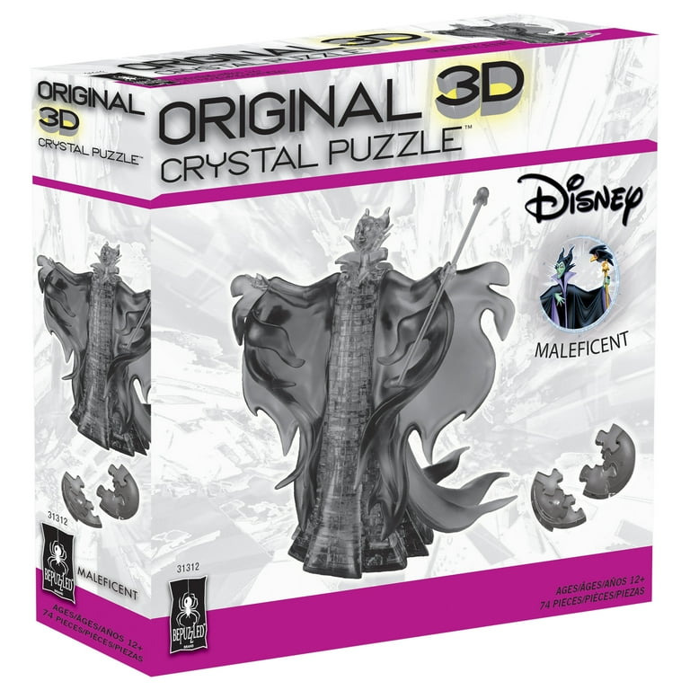 Disney Maleficent Original 3D Crystal Puzzle from BePuzzled, Ages