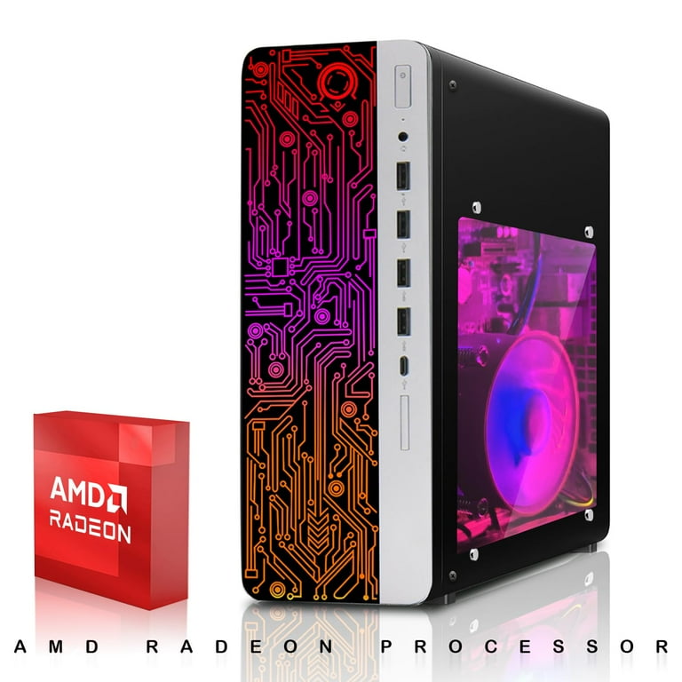 Restored HP Gaming PC Desktop Computer – AMD Pro A10-9700,RX 550