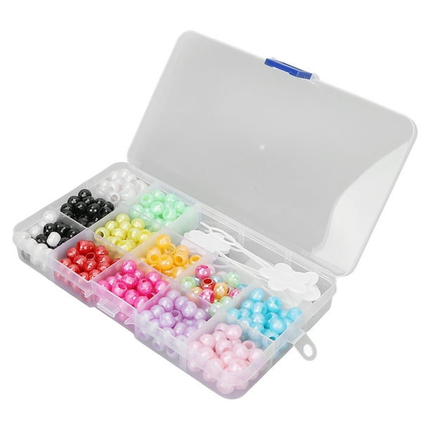 Cuentas De Cabello De Silicona 60 Unidades - Suaves, Reutilizables, Colores Rosa, Rojo, Blanco, Para Trenzas Infantiles