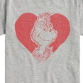 thumbnail image 3 of The Grinch - Grinch Heart - Valentine's Day - Toddler & Youth Short Sleeve Graphic T-Shirt, 3 of 5