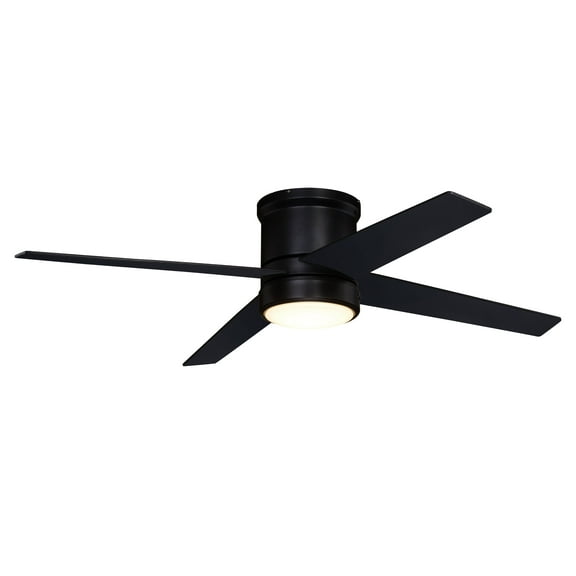 Vaxcel International F0106 52 in. Erie Ceiling Fan, Black