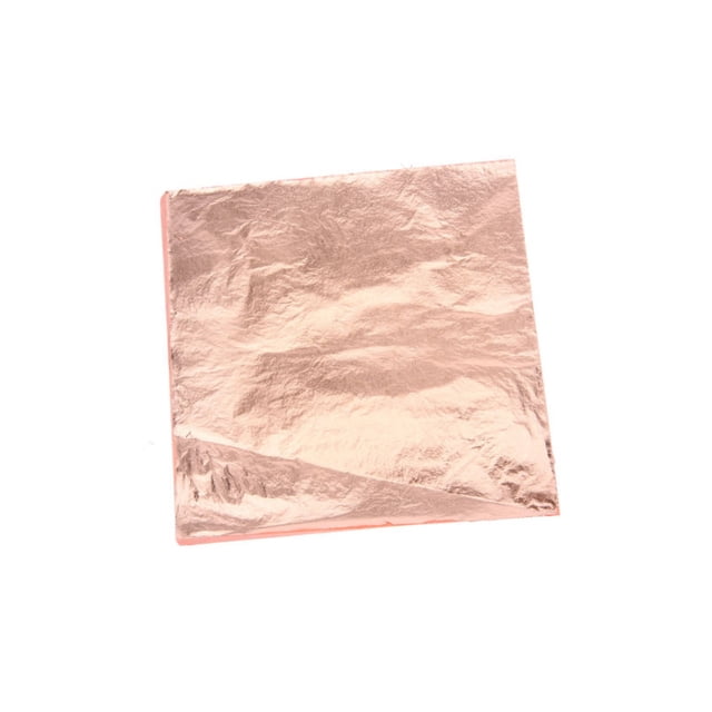 Oro/Plata/Hoja De Oro Rosa Papel Comida Torta Decoración Dorado Diy Artesanía 100 Uds Vogacara HA024798-03