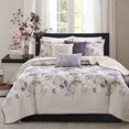 thumbnail image 2 of Madison Park Luna Coverlet Set, Full/Queen, Taupe, 2 of 5