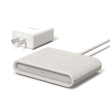 iOttie iON Wireless Mini Fast Charging Pad 7.5W 10W Qi Wireless Charger - Ivory
