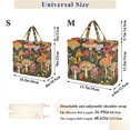 thumbnail image 2 of FORMRS Womens Corduroy Tote Bag Crossbody Shoulder Handbag with Pocket, Colorful Mushroom, 2 of 7