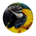 thumbnail image 2 of PIKWEEK  Yellow Parrot Macaw Round Fitted Tablecloth Elastic Edge Waterproof Oil-Proof Table Cover Stain-Resistant Table Cloth Fits Round Tables, 2 of 7