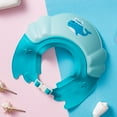 thumbnail image 2 of Whale Blue Baby Shower Cap, Baby Shampoo Cap Wash Shower Visor Hat Water From Entering the and Ears Adjustable Bathing Tub Head Rinser Shield Kids and Toddler, Shower Cap*1 Piece, 2 of 9