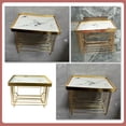 thumbnail image 4 of Shisuyan Iron Tissue Rack Golden 1Pcs 7.1x4.9x4.9in, 4 of 8