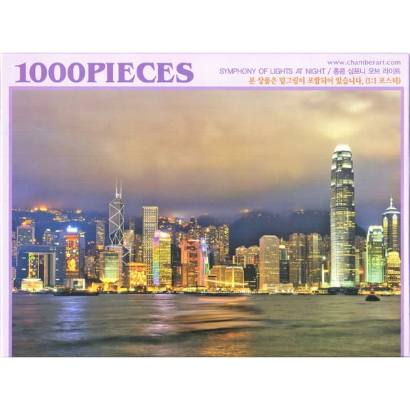 Symphony of Lights at Night 1000 Piece Puzzle