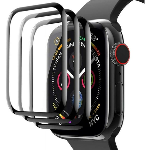 3 Pack Apple Watch Screen Protector 42mm Series 1/2/3, Series 3 Screen Protector, Full Coverage Scratch Resistant Waterproof Screen Film Compatible Apple iWatch 42mm
