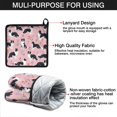 thumbnail image 7 of Border Collie Dogs with Flowers Kitchen Oven Mitt and Pot Holder Sets 2 Pcs for Baking, Cooking and Grilling, Heat Resistant Up To 392 °F, 7 of 7
