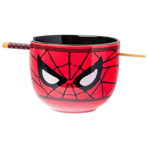 Cuenco de arroz con fideos ramen de cerámica Marvel Avengers Spider-Man