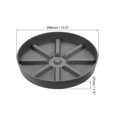 thumbnail image 2 of Unique Bargains Plant Pot Saucers 10.5 Inch, 3 Pack Plastic Round Plant Pot Flower Drip Tray, Gray, 2 of 6