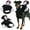 Male ghost, variant on Dog Halloween Saddle Costume Dog Ghost Riding Costume Pet Transformation Ghost Clothes Halloween Cosplay Party Dressing Up Outfit for Small Medium Dogs Cats