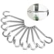 thumbnail image 4 of Gancho de taza ANGGREK Colgador de Tornillo de Acero Inoxidable 10PCS, 4 of 8