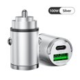 thumbnail image 1 of Olaf-cargador USB tipo C para coche, dispositivo de carga rápida QC3.0 tipo C PD, 200W, para iPhone, Xiaomi, Samsung y Huawei, 1 of 4