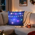 thumbnail image 6 of Hometravel LED Christmas Pillow, Two Mode Switching Flash and Steady Light, Printed Design Sofa Cushion, Holiday Gift for Home Decor, Festive Atmosphere, 6 of 6