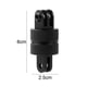 thumbnail image 5 of Brazo de extensión de soporte vertical de aluminio con rotación de 360 grados para cámara, adaptador de trípode giratorio de metal vertical para GoPro Hero12/11, 5 of 8