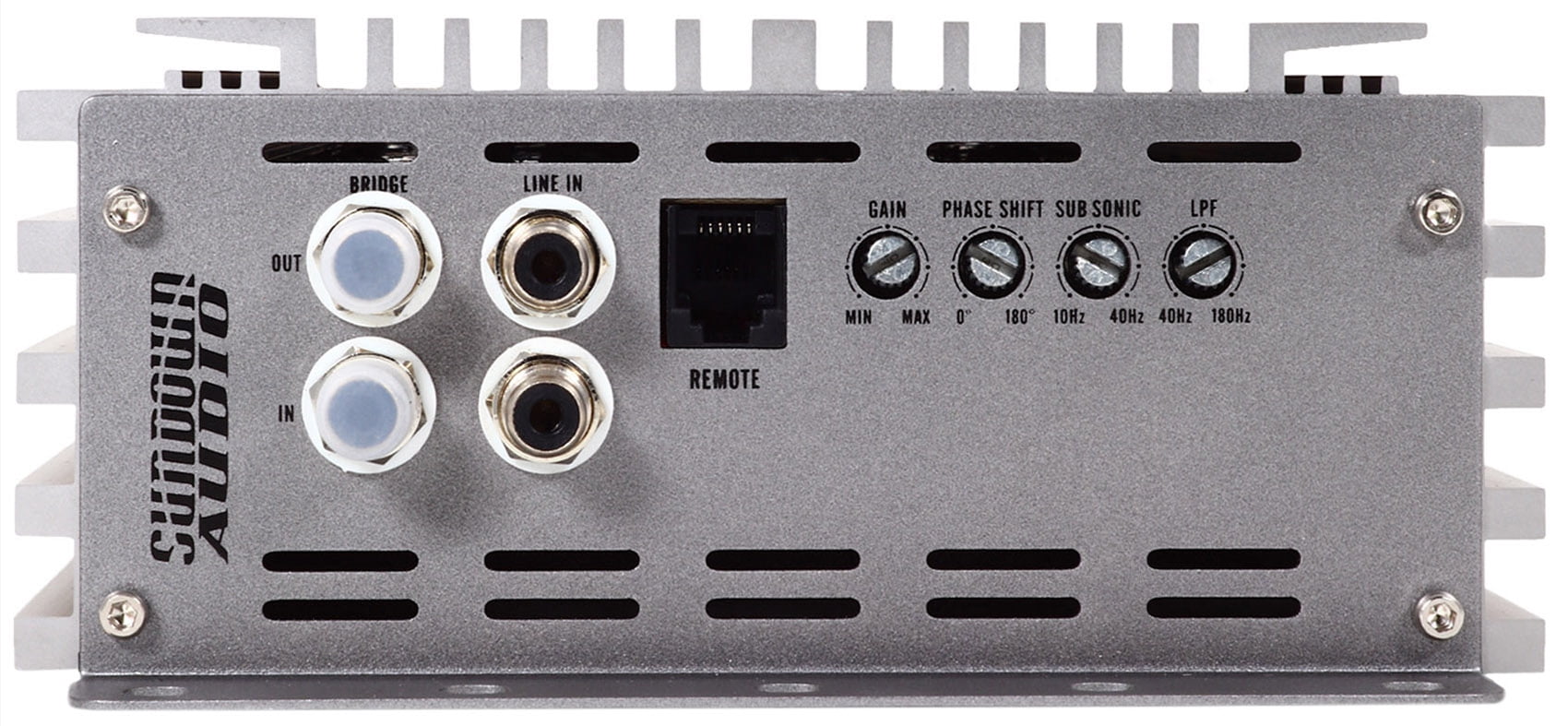 Sundown Audio SAEv4-1500D Monoblock Class D Car Amplifier with Wired Remote Control and Variable Phase Shift Black