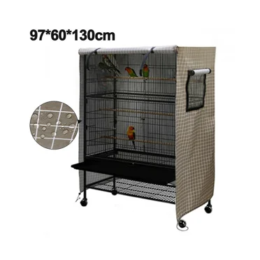 Waterproof Large Bird Cage Cover Washable Parrot Cage Cover