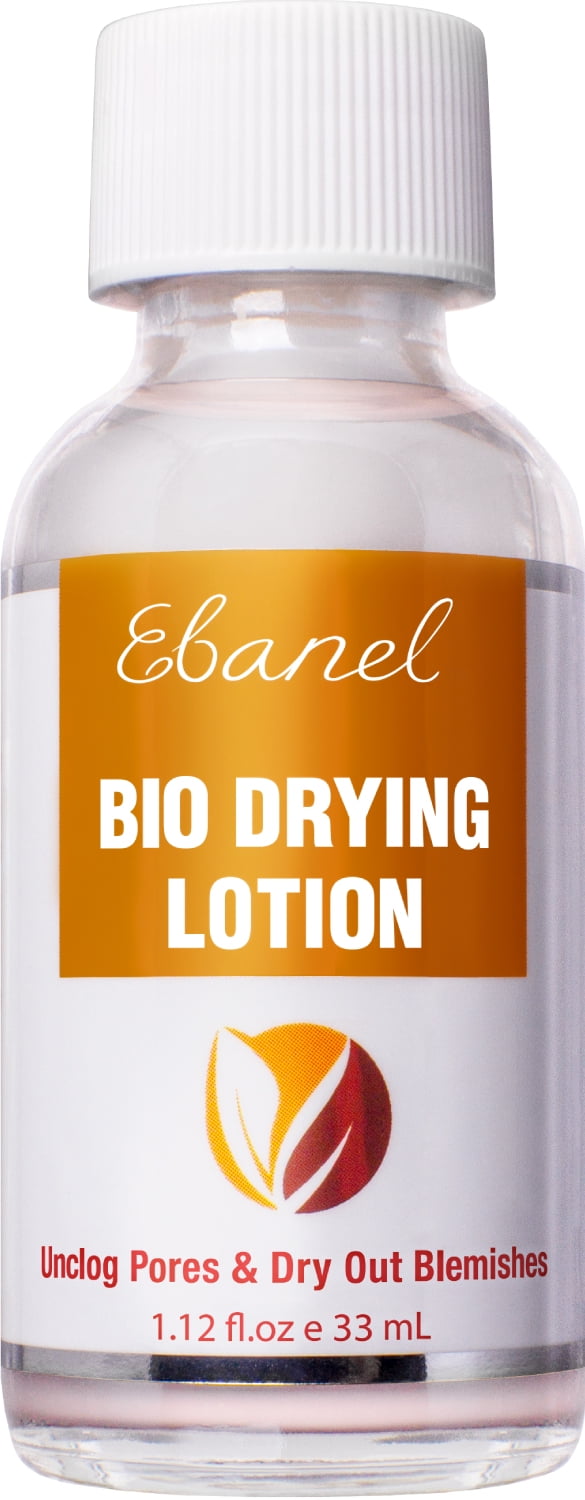 Ebanel Acne Bio Drying Lotion, Overnight Salicylic Acid Sulfur Acne Spot Treatment 1.12fl oz