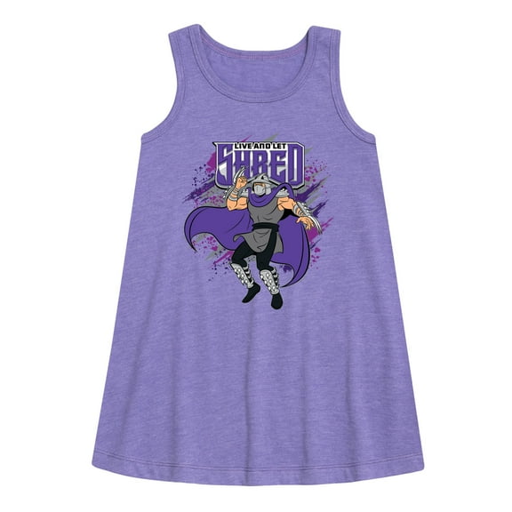 Teenage Mutant Ninja Turtles -Live And Let Shred - Toddler & Youth Girls A-line Dress