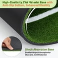 thumbnail image 3 of 5x4 FT Turf Golf Hitting Mat with Alignment & Swing Lines, High-Density Artificial Grass Mat with Shock Absorption for Indoor/Outdoor Practice, Chipping & Driving Training, 3 of 7