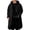 Y2-Black, variant on Havenx Men's Trench Coat Hooded Long Sleeve Single Breasted Pea Coat with Pockets Button Down Overcoat Stylish Lightweight Fall Winter Loose Fit Outerwear
