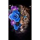 thumbnail image 2 of Cuadros Decorativos Kits de pintura de diamantes de leopardo de flores Decoración de taladro redondo completo 40x70cm (A5626) Ehuebsd embutido en tela, 2 of 8