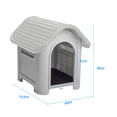 thumbnail image 4 of Casa Para Perro Raza Mediana Gris, 4 of 4
