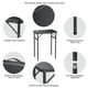 thumbnail image 3 of Mesa de camping JiGiU plegable de aluminio, 60 x 40 cm, 3 alturas, 3 of 8