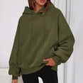thumbnail image 6 of Mlzmgr Sweatshirts for Women Hooded Loose Fitted Baggy Hoodies with Pockets Casual Going out Running Outdoor Shirts, 6 of 7