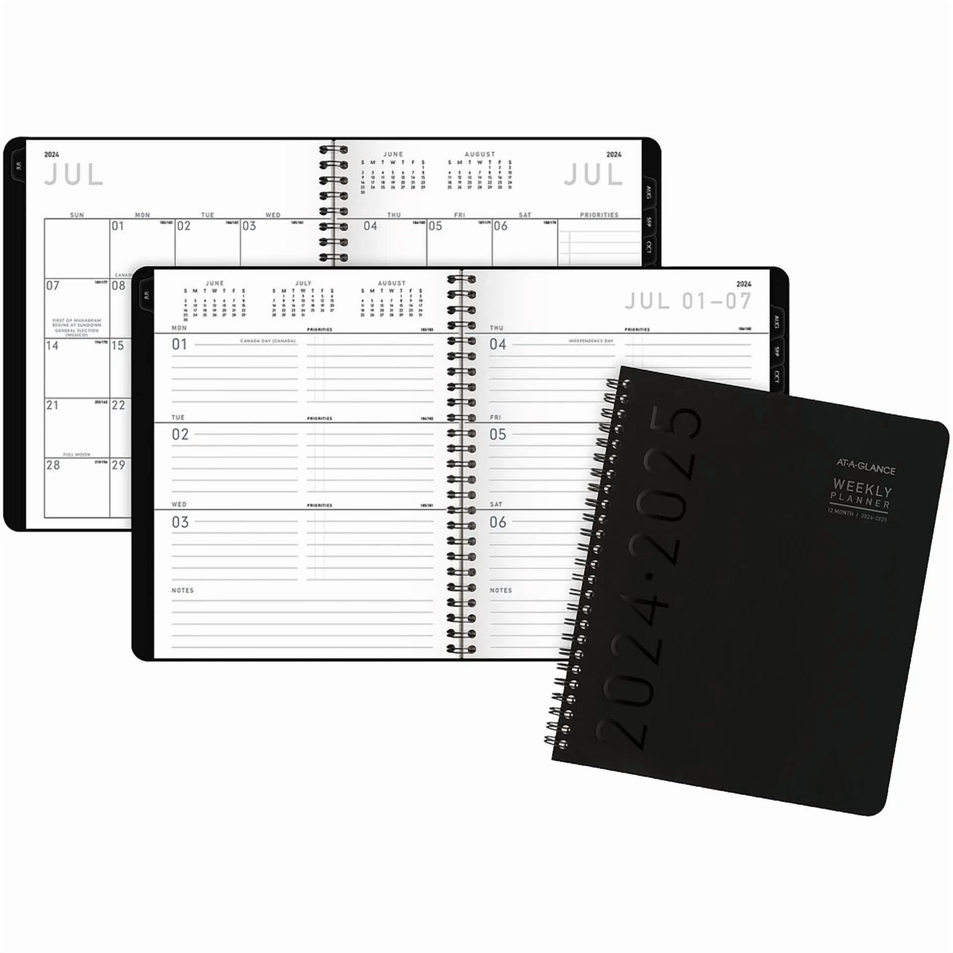 2024-2025 At-A-Glance Contemporary Lite 7" X 8.75" Academic Weekly & Monthly