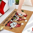 thumbnail image 5 of HomeKingdee Christmas Welcome Decorative Doormat, Christmas Gnome Buffalo Plaid Door Mat, Non Slip Entrance Floor Rug, 5 of 6