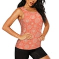 thumbnail image 2 of Fotbe Beautiful Corals Womens Loose Fit Casual Flowy Slim-Fit Tank Tops Athletic Round Neck Trendy Sleeveless Summer Tops for Gym and Yoga-Small, 2 of 7