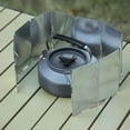 thumbnail image 3 of Hearth & Gear Pare-Vent pour Réchaud de Camping Plaques en Acier Réchaud de Camping Pare-Vent Pliant pour Pique-Nique en Plein Air avec Sac à Cordon pour Camping Randonnée Pique-Nique Sac à Dos en Plein Air, 3 of 6