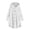 White plus size fall coat a1, variant on thefmos Women Plus Size Fall Winter Fleece Hooded Coat Button Down Curved Hem Casual Loose Jacket Cozy Outwear, White 2XL