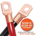thumbnail image 4 of Cable Tuijodaix calibre 1/0 (6 m cada uno, rojo/negro), CCA, cobre, 4 of 7