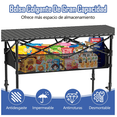 thumbnail image 4 of Mesa Plegable Camping Portátil De Jardin Exterior Ajustable Negro, 4 of 5