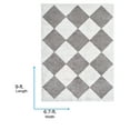 thumbnail image 2 of Livabliss Washable Rugs for Living Room, 7x9 Fossay Shag Modern Light Beige Area Rug, Bedroom Dining Room Home Decor Stain Resistant Carpet (6'7" x 9'), 2 of 7