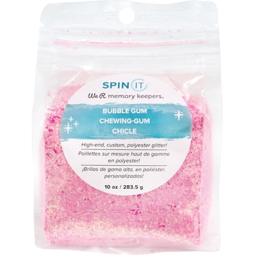We R Memory Keepers Spin It Fine Glitter 10oz-Bubble Gum
