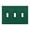 Dark Green, variant on Haosy Light Switch Cover Plate 2 Gang Electrical Outlet Covers Purple Decorate Wall Plate 4.56”x4.48”