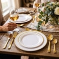thumbnail image 4 of Exquisite Ivory Classic Disposable Dinnerware Combo Set, 120 Piece, Service for 20, 4 of 10