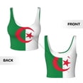 thumbnail image 6 of Sports Bra Women Running Yoga Clothes Vest Flag Of Algeria Gathering Fitness Vest, 6 of 7