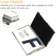 thumbnail image 4 of Fintie Business Card Holder Credit Card Wallet, Premium Vegan Leather Coated Stainless Steel Professional Slim Name Card Case Organizer, w/ Magnetic Closure for Men & Women (Sunflowers), 4 of 9